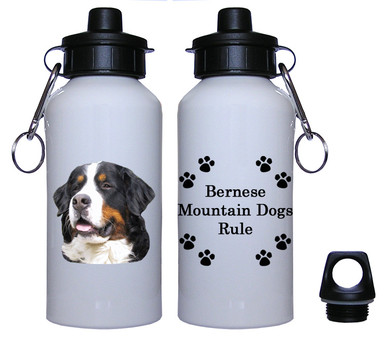 Bernese Mountain Dog Aluminum Water Bottle