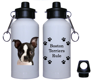 Boston Terrier Aluminum Water Bottle