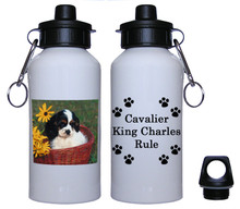 Cavalier King Charles Aluminum Water Bottle