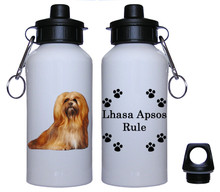 Lhasa Apso Aluminum Water Bottle