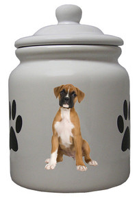 Boxer Ceramic Color Cookie Jar
