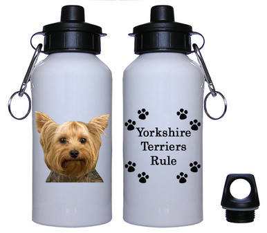Yorkshire Terrier Aluminum Water Bottle