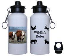 Cow Aluminum Water Bottle