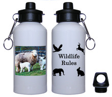 Lamb Aluminum Water Bottle