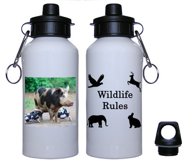 Pig Aluminum Water Bottle
