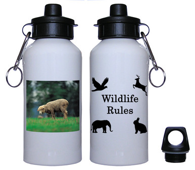 Sheep Aluminum Water Bottle