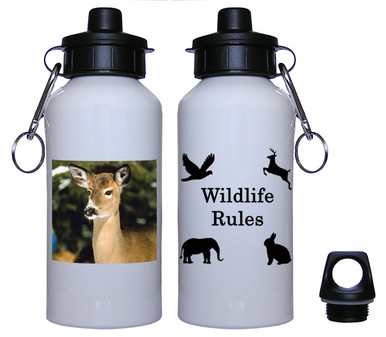Deer Aluminum Water Bottle