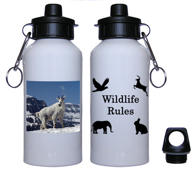 Mountain Goat Aluminum Water Bottle