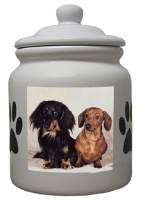 Dachshund Ceramic Color Cookie Jar