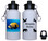 Blue Girdled Angelfish Aluminum Water Bottle