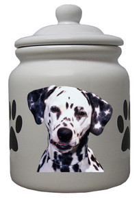 Dalmatian Ceramic Color Cookie Jar