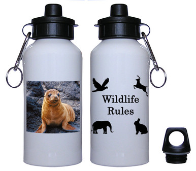 Sea Lion Aluminum Water Bottle