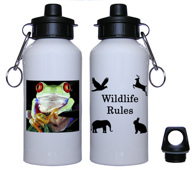 Tree Frog Aluminum Water Bottle