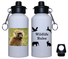 Baboon Aluminum Water Bottle