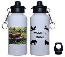 Lion Aluminum Water Bottle