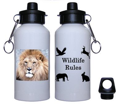Lion Aluminum Water Bottle