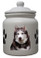 Siberian Husky Ceramic Color Cookie Jar