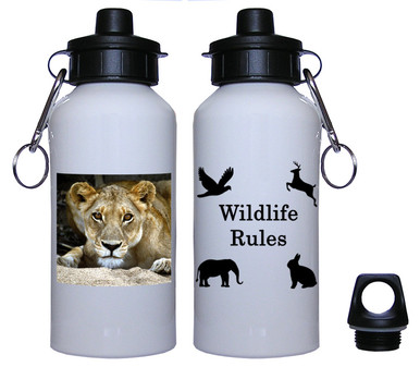 Lion Aluminum Water Bottle