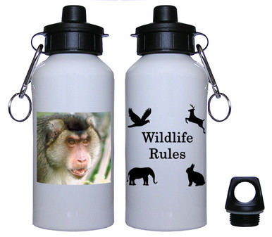 Monkey Aluminum Water Bottle