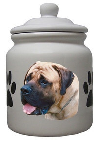 Mastiff Ceramic Color Cookie Jar