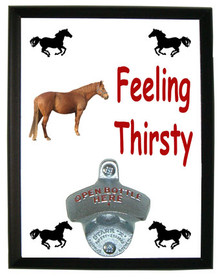 Barb Feeling Thirsty Bottle Opener Plaque