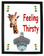 Giraffe Feeling Thirsty Bottle Opener Plaque