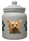 Yorkshire Terrier Ceramic Color Cookie Jar