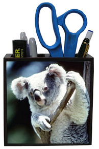 Koala Bear Wood Pencil Holder