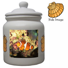 Clownfish Ceramic Color Cookie Jar