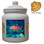 Grouper Ceramic Color Cookie Jar