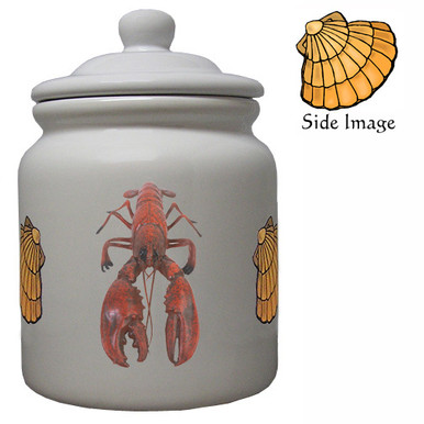 Lobster Ceramic Color Cookie Jar