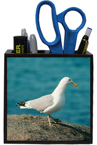 Seagull Wooden Pencil Holder