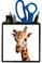 Giraffe Wooden Pencil Holder