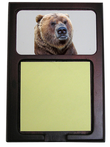Bear Wooden Sticky Note Holder