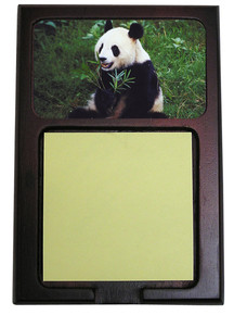 Panda Bear Wooden Sticky Note Holder