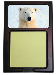 Polar Bear Wooden Sticky Note Holder