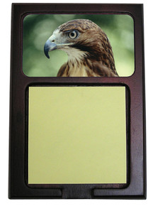 Hawk Wooden Sticky Note Holder