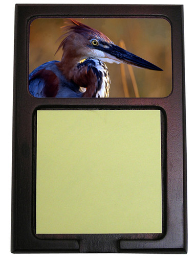 Goliath Heron Wooden Sticky Note Holder