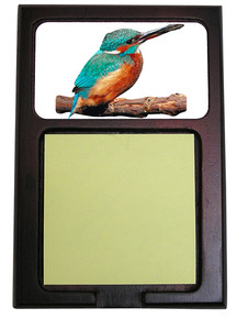 Kingfisher Wooden Sticky Note Holder