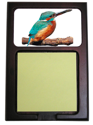 Kingfisher Wooden Sticky Note Holder