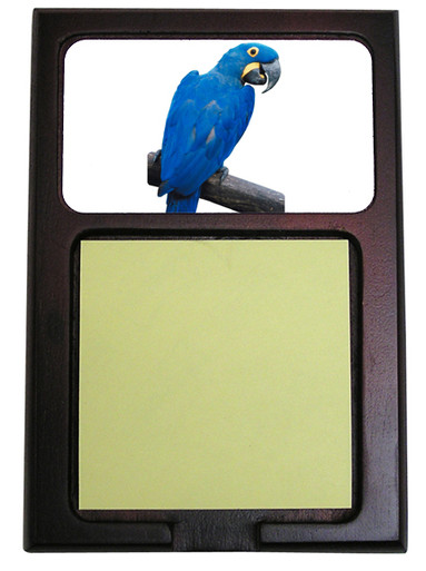Macaw Wooden Sticky Note Holder