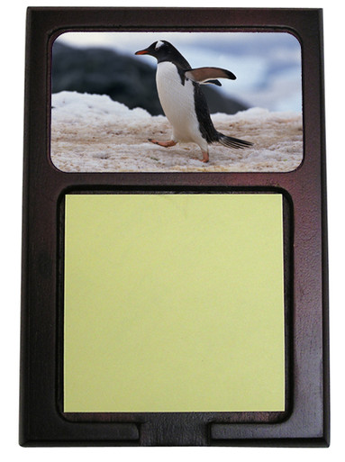 Penguin Wooden Sticky Note Holder