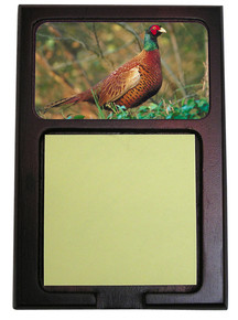 Pheasant Wooden Sticky Note Holder