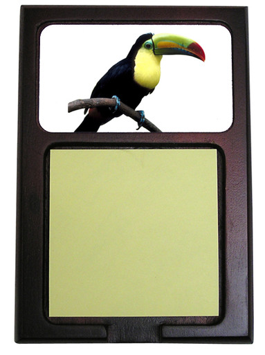 Toucan Wooden Sticky Note Holder