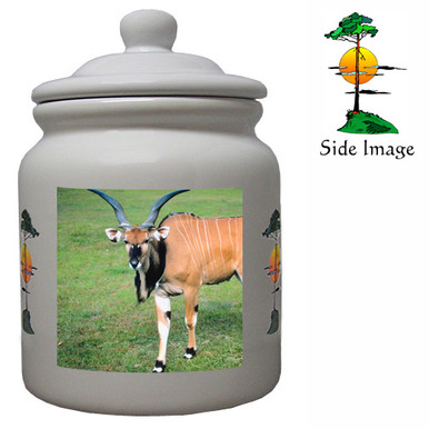 Eland Ceramic Color Cookie Jar