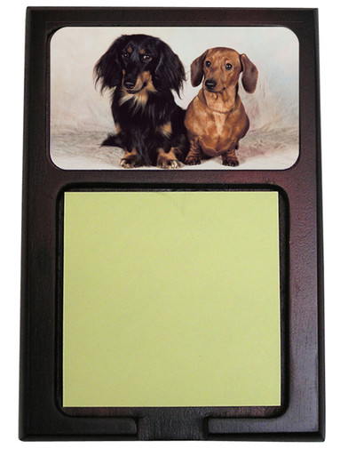 Dachshund Wooden Sticky Note Holder