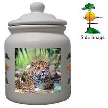 Jaguar Ceramic Color Cookie Jar