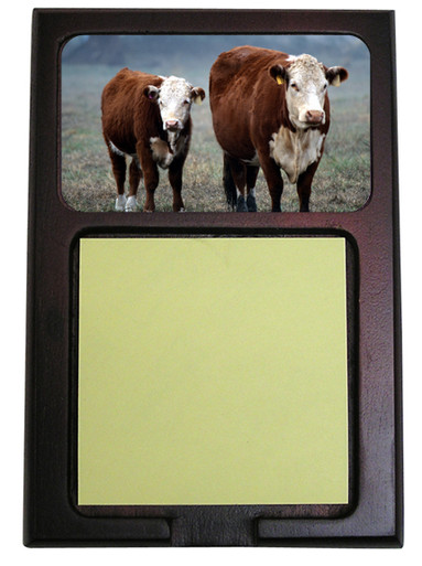 Cow Wooden Sticky Note Holder