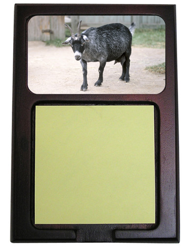 Goat Wooden Sticky Note Holder