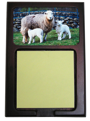 Lamb Wooden Sticky Note Holder